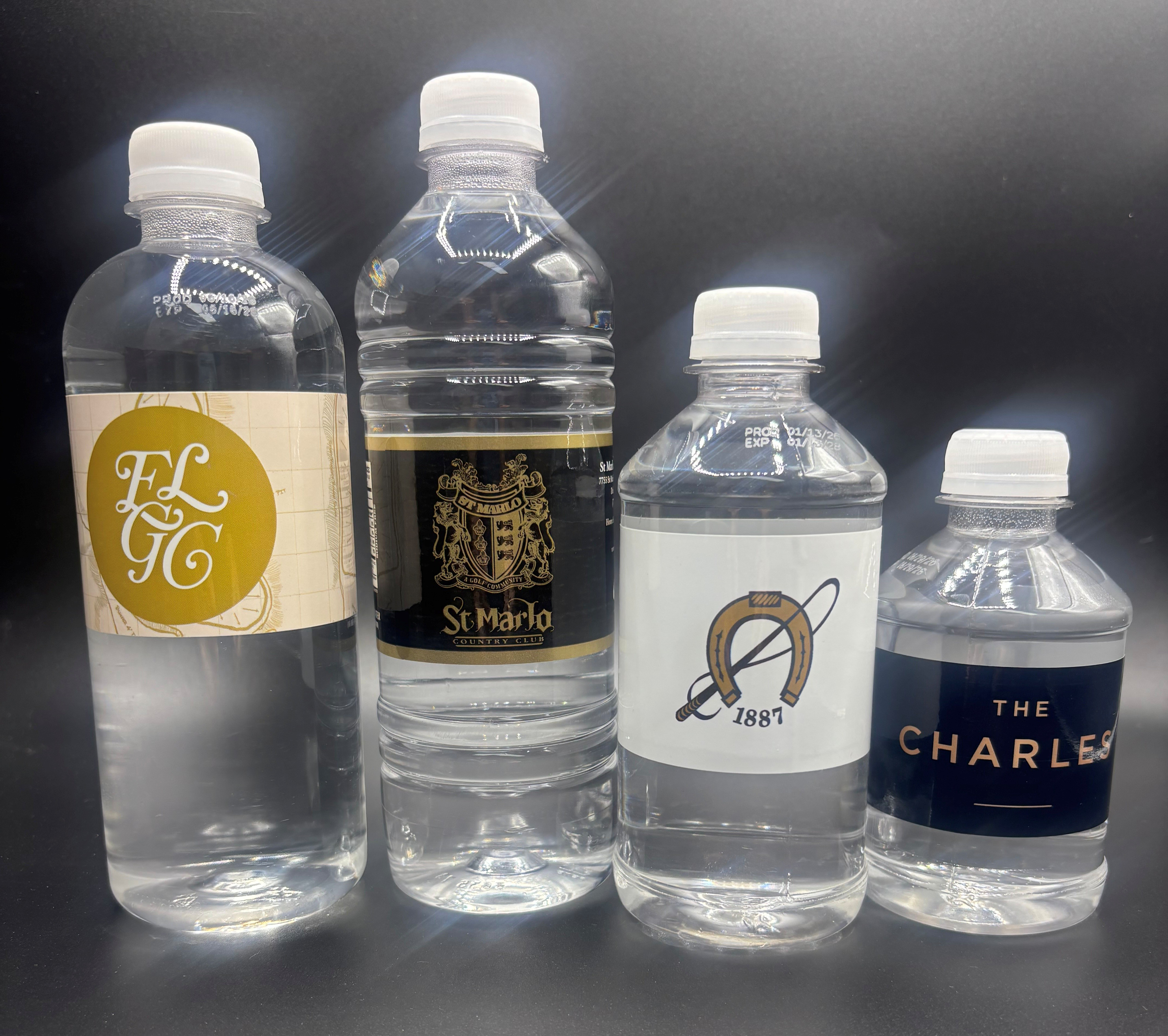 Mineral Springs private label spring water bottles