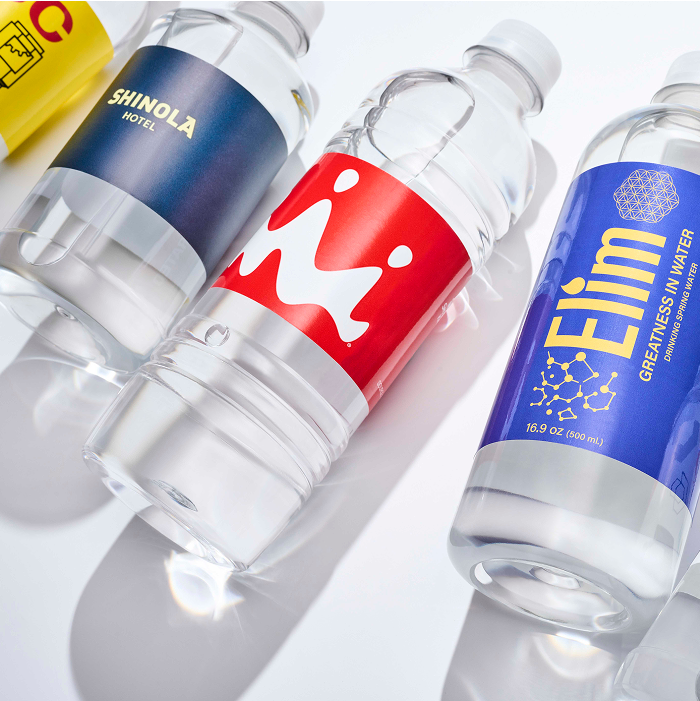 Mineral Springs private label spring water bottles